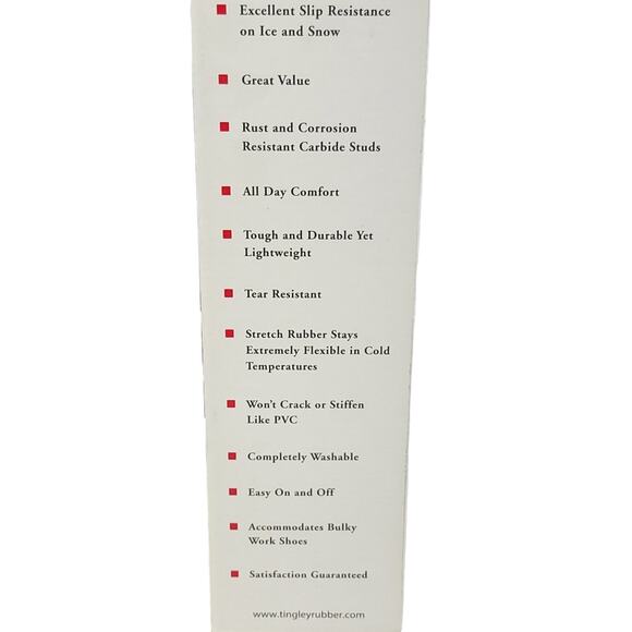 Tingley Winter-Tuff Ice Traction Stretch Rubber Overshoes HI-Top - Picture 5 of 7